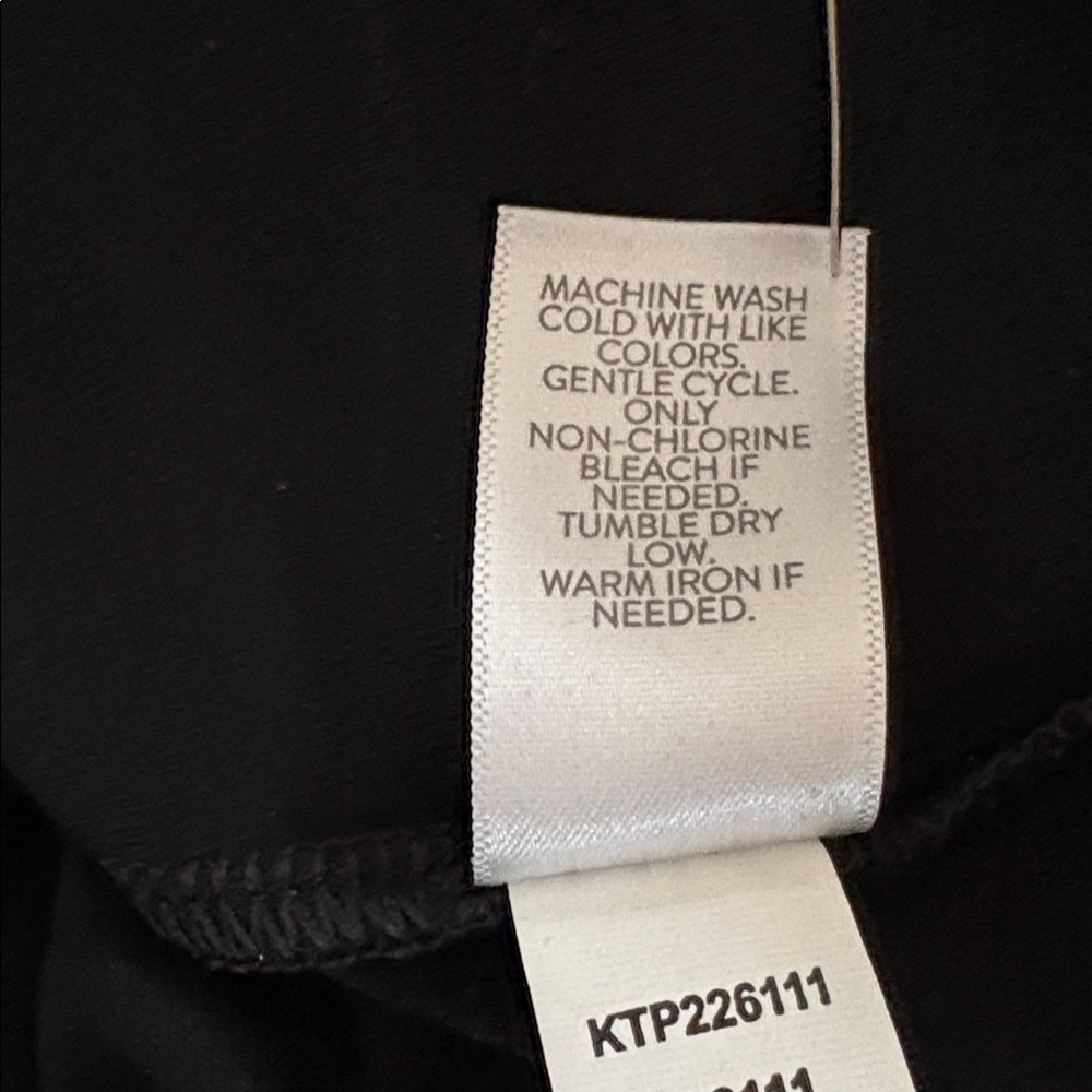 J. Jill Size 2X Pima Crewneck Black Long Sleeve Tee - Picture 7 of 7